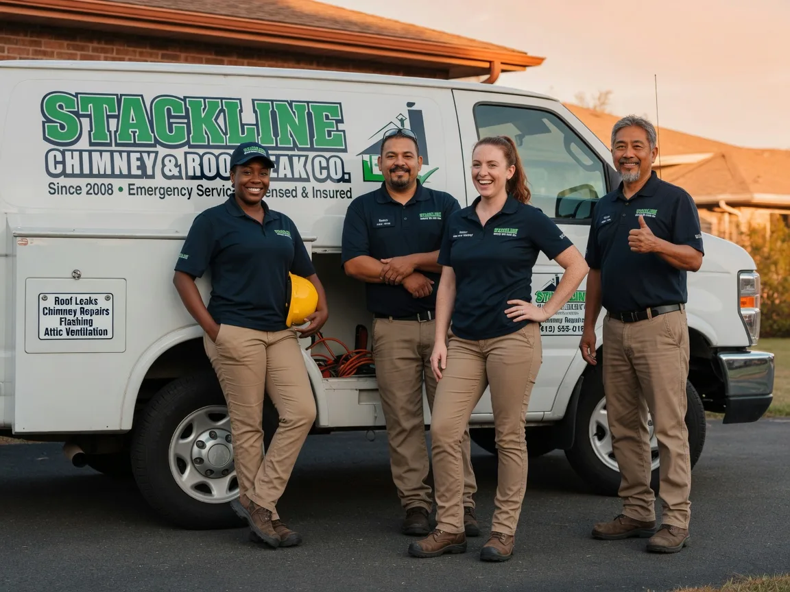 Chimney flashing repair company in Fombell, PA